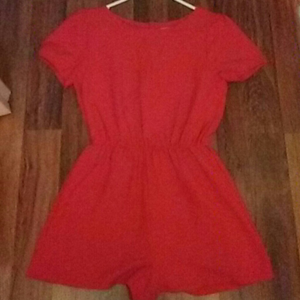 Forever 21 red romper